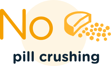No pill crushing required